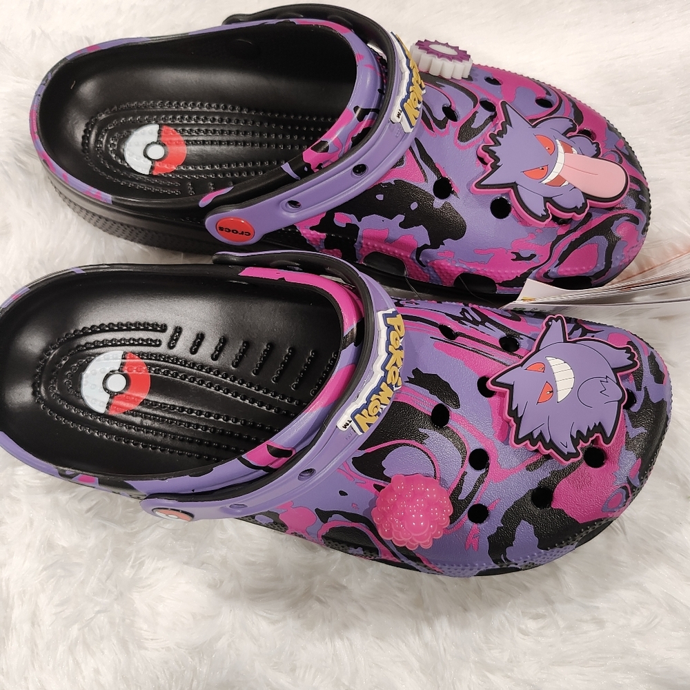 Unisex Gengar Clogs - Purple and Black